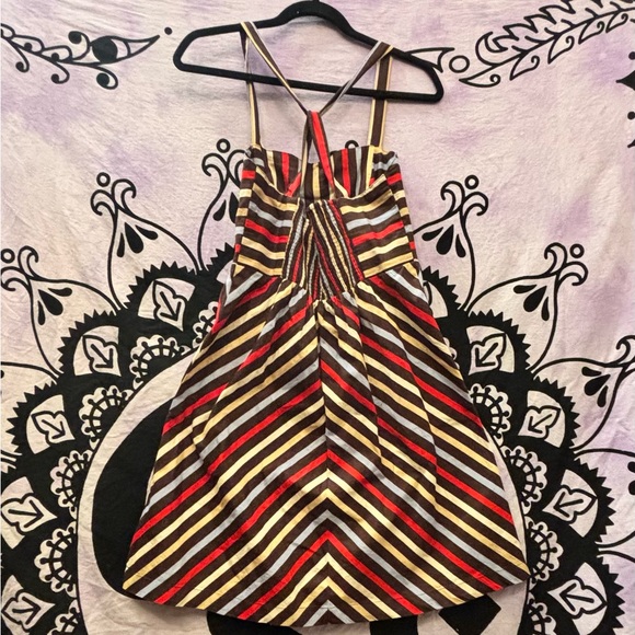 Kimchi Blue Striped Red Blue White Pink Dress from UO Urban Outfitters Medium - Picture 2 of 5